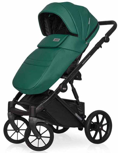 Riko Basic Коляска Montana 3 в 1 Ecco / цвет Emerald (изумруд)