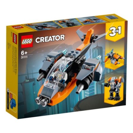 LEGO Конструктор Creator "Кибердрон" 113 деталей