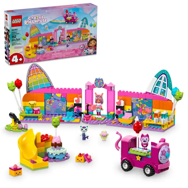 Конструктор LEGO Gabby's Dollhouse "Комната для вечеринок Габби"