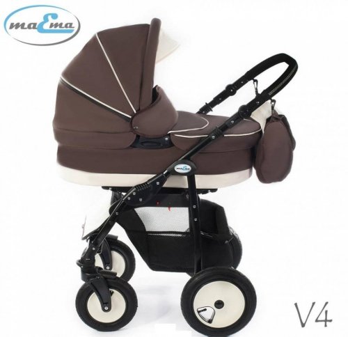 Детская коляска 2в1 maEma Vili (маЭма Вили) /  Темно-коричневый V4