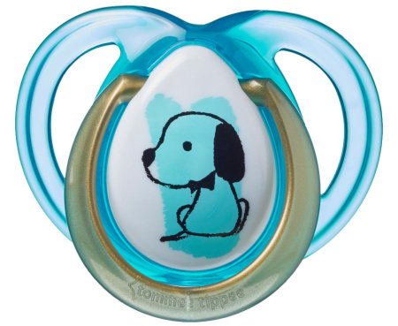 Tommee Tippee Пустышка силиконовая Moda для мальчиков, 0-6 месяцев, 2 штуки