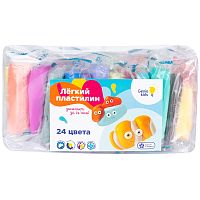 Genio Kids Набор для лепки Легкий пластилин, 24 цвета / разноцветный