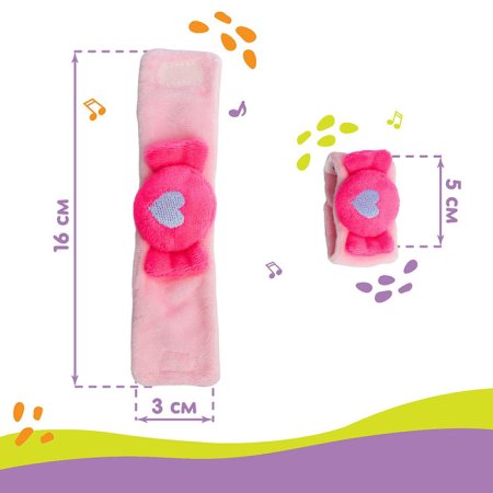 Крошка Я Браслет-погремушка «Конфетка»