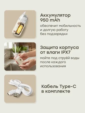 Назальный ирригатор с функцией аспиратора (медведь / bear) 
