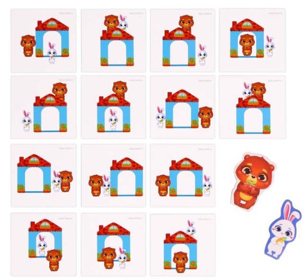 Лесная мастерская Игра "Приключения зайки и котика"