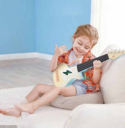 Hape Гавайская гитара "Рок-н-ролл" с брошюрой обучения игре