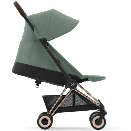 Коляска прогулка Coya Rosegold дожд+бамп CYBEX  (Leaf Green)