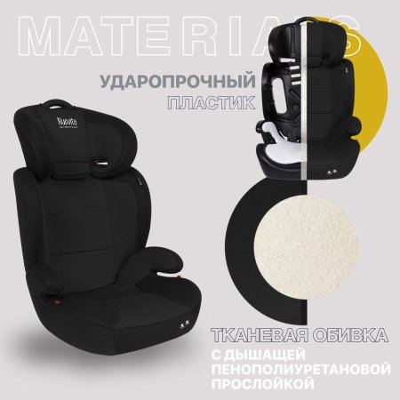 Nuovita Автокресло Maczione N23-1 / цвет Nero/Чёрный