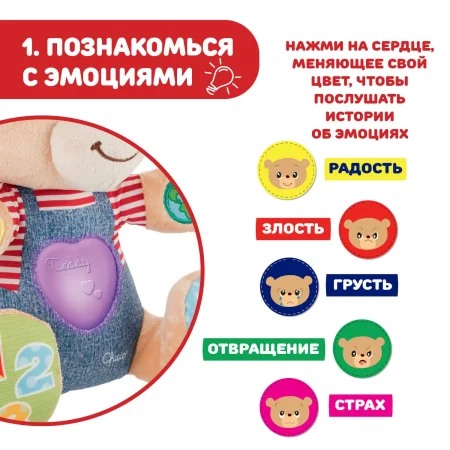 ИГРУШКА НАБИВНАЯ МУЗЫКАЛЬНАЯ "ГОВОРЯЩИЙ МИШКА TeddyEmotion"