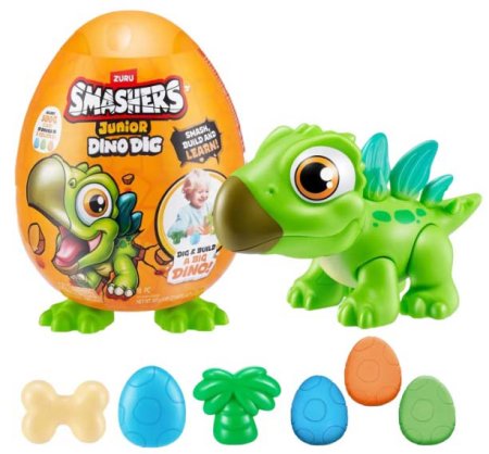 Zuru Игровой набор сюрприз в яйце Smashers Junior Dino Dig