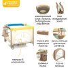 детские Noony Манеж Babyland / цвет Nursery
