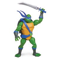игрушка Turtles черепашки-ниндзя фигурка леонардо с боевым панцирем 80826 / цвет зеленый, синий