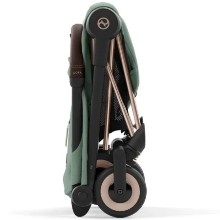 Коляска прогулка Coya Rosegold дожд+бамп CYBEX  (Leaf Green)