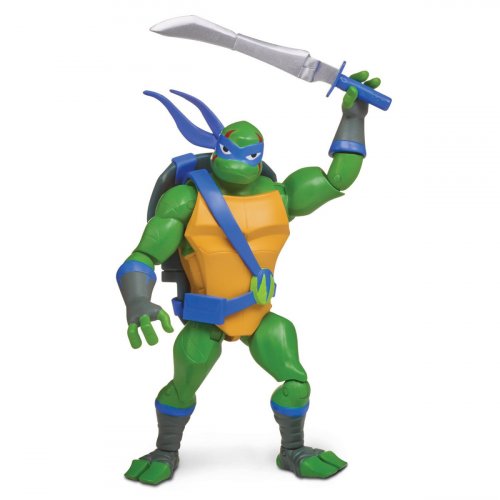 игрушка Turtles черепашки-ниндзя фигурка леонардо с боевым панцирем 80826 / цвет зеленый, синий