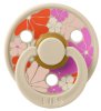 Bibs Пустышка латексная Studio Colour, 6+ месяцев Flower Child - Vanilla