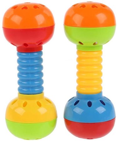 Умка Развивающая игрушка-погремушка «Гантельки»