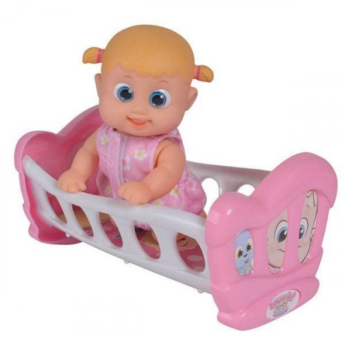 Bouncin' Babies Кукла Бони 16 см с кроваткой, дисплей