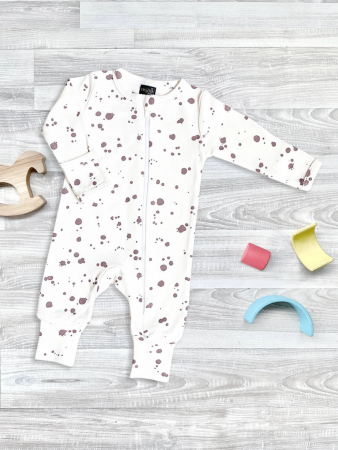 Комбинезон Mjolk Sleep and Play Кляксы,манжет