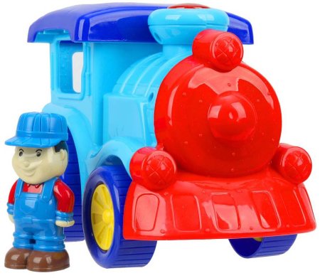 Умка Развивающая игрушка «Синий Трактор. Каталка-паровоз»