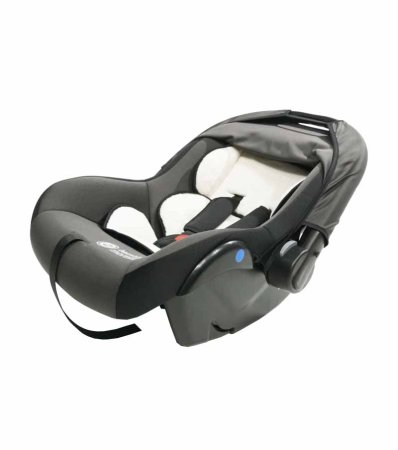 Bambini Moretti Детское автомобильное кресло BM-322 / группа 0+, Lux / цвет серый-чёрный