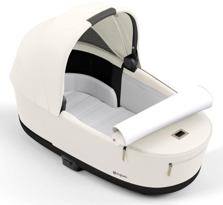 Коляска Cybex Priam IV Matt Black 2 в 1 спал.блок (Off White)