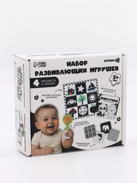 Набор развивающих игрушек 4 предмета, Гленн Доман   10963768
