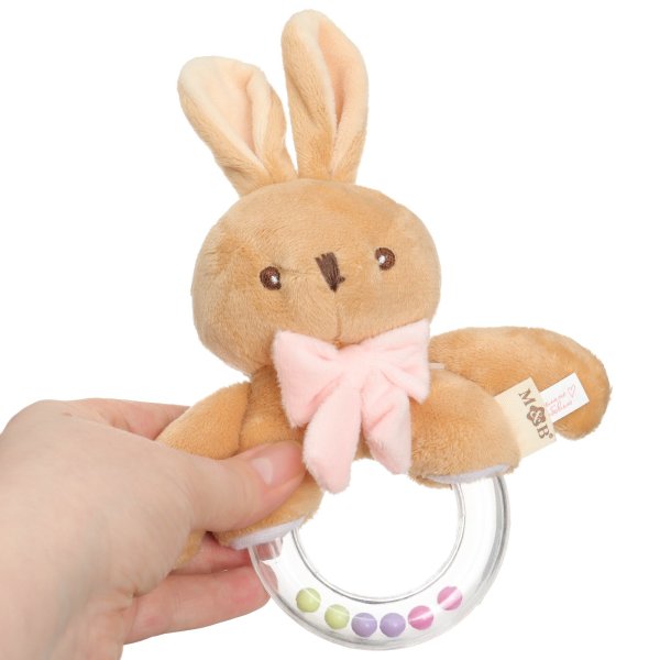 Крошка Я Мягкая погремушка «Зайка», Mum&Baby  9912195