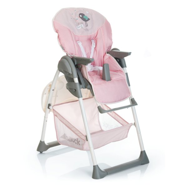 Hauck Стульчик для кормления Sit N Relax 2 в 1 / цвет Birdie/розовый