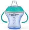 BabyOno Поильник-непроливайка Natural Nursing, 180 мл / цвет синий-бирюзовый