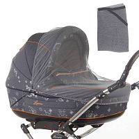 Baby care Москитная сетка Classic Lux для колясок-"люлек" (серый)					