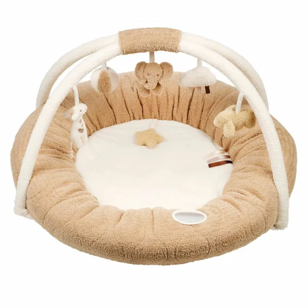 Коврик детский игровой круглый Nattou (Наттоу) TEDDY с арками 