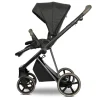 ROAN Коляска 2 в1 Sol Luxury короб + прогулка Pixel/Dark/Nickel/руч.Cappuccino/к.Cappuccino(2 места)