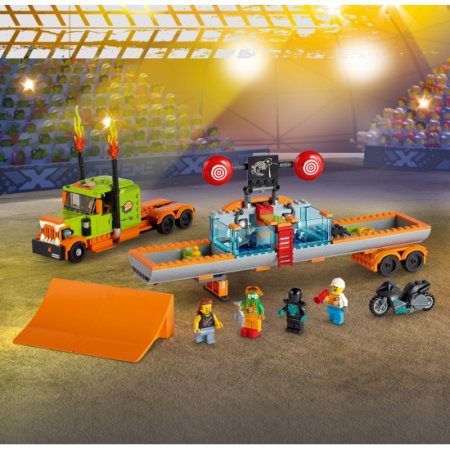 Lego City Stuntz Конструктор "Грузовик для шоу каскадёров", 420 деталей