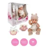 1toy PREMIUM Пупс в розов.одежде 30 см, с 2мя предметами одежды, премиум кор. 