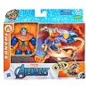 1Тoy Набор игровой Marvel Бенди Танос и транспорт / цвет синий, оранжевый