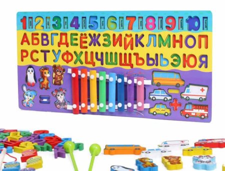 Лесная мастерская Логический центр 6 в 1 "Забава"