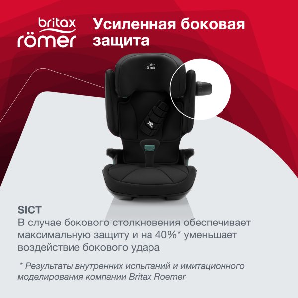 Britax Roemer Автокресло Kidfix i-size (15-36 кг) / цвет Cosmos Black (черный)