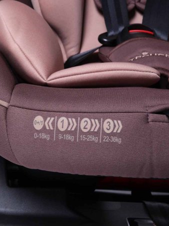 Babyсare Детское автокресло Troner гр 0+/I/II/III, 0-36, (0-12лет), цвет / Шоколадный-Бежевый (Chocolate-Beige) 
