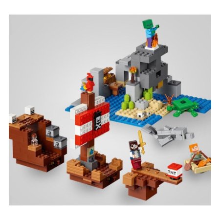 LEGO Minecraft Конструктор "Приключения на пиратском корабле"