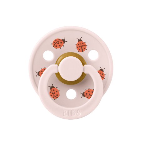 Пустышка латексная BIBS Studio Colour - Ladybug Friends - Petal, 6+ мес.