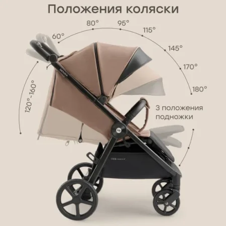 Коляска прогулочная SENSA  (grey brown nova)