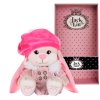 Зайка Jack&Lin в Розовом Пальто и Яркой Шапке, 25 см, в Коробке