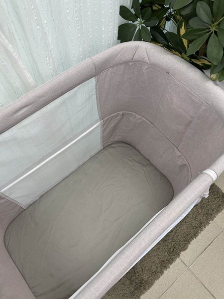 Ining baby Приставная колыбель 08601 / цвет khaki (бежевый)