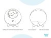 Ночник "Домик для котёнка" 10 LED-лампочек, зарядка от USB, ступенчатая регулировка яркости