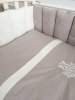 Lappetti Комплект "Organic baby cotton" для прямоугольной кроватки, 6 предметов / цвет бежевый
