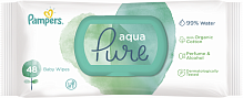 Pampers Детские влажные салфетки Aqua Pure, 48 штук					