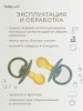Babywell Соска-пустышка (2 шт.) латекс M (6-18 мес.)  (17084 оливковый-голубой)