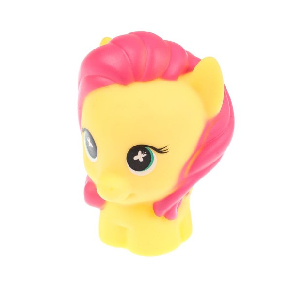 Игрушка для ванны пони желтая в сетке, КАПИТОШКА в кор.500шт
