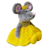 Softoy Игрушка Мышь в желтом платье, 36 см S880/20
