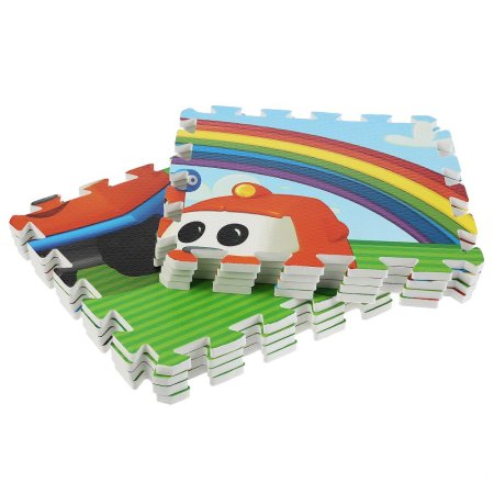 Играем Вместе Коврик-пазл Грузовичок Лёва, 8 сегментов